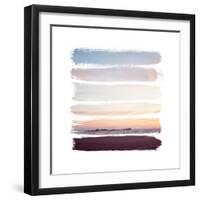 Sunset Stripes III-Laura Marshall-Framed Art Print