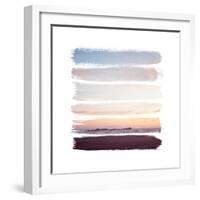 Sunset Stripes III-Laura Marshall-Framed Art Print