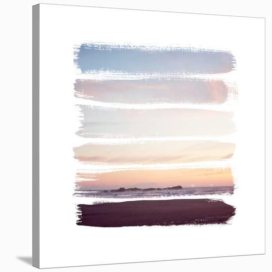 Sunset Stripes III-Laura Marshall-Stretched Canvas