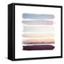 Sunset Stripes III-Laura Marshall-Framed Stretched Canvas