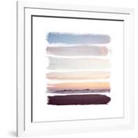 Sunset Stripes III-Laura Marshall-Framed Art Print