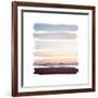 Sunset Stripes III-Laura Marshall-Framed Art Print