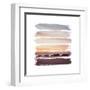 Sunset Stripes IV-Laura Marshall-Framed Art Print