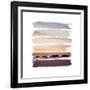 Sunset Stripes IV-Laura Marshall-Framed Art Print