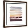 Sunset Stripes IV-Laura Marshall-Framed Art Print