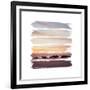 Sunset Stripes IV-Laura Marshall-Framed Art Print