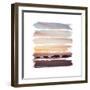 Sunset Stripes IV-Laura Marshall-Framed Art Print