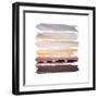 Sunset Stripes IV-Laura Marshall-Framed Art Print