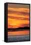 Sunset Sunset over the Sea-null-Framed Stretched Canvas