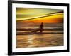 Sunset Surfer-Josh Adamski-Framed Photographic Print