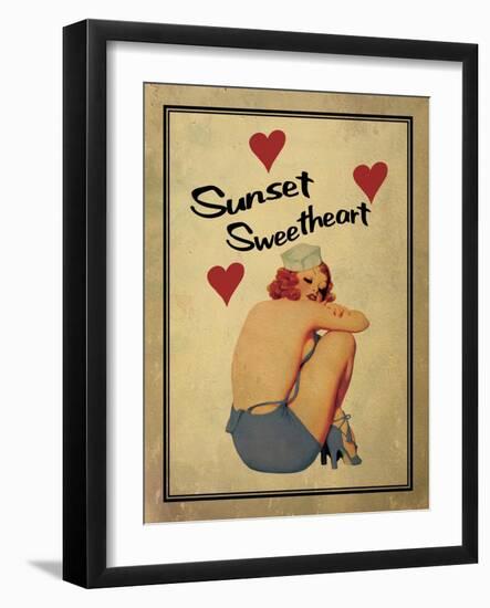 Sunset Sweetheart-Jason Giacopelli-Framed Art Print
