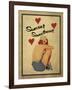 Sunset Sweetheart-Jason Giacopelli-Framed Art Print