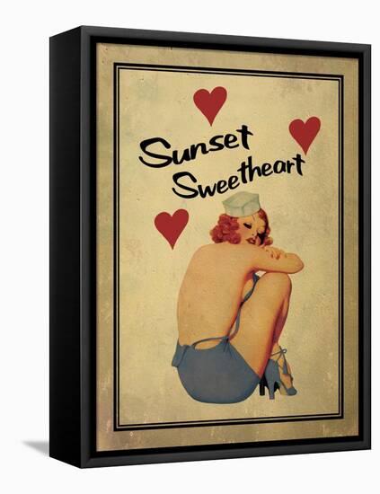 Sunset Sweetheart-Jason Giacopelli-Framed Stretched Canvas