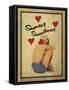 Sunset Sweetheart-Jason Giacopelli-Framed Stretched Canvas