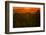 Sunset Temple, Red Skies and Burn Over San Francisco from Oakland Hills-Vincent James-Framed Photographic Print