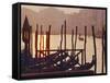 Sunset, the Grand Canal Near the Rialto Bridge, Venice, Veneto, Italy-J P De Manne-Framed Stretched Canvas