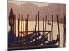 Sunset, the Grand Canal Near the Rialto Bridge, Venice, Veneto, Italy-J P De Manne-Mounted Photographic Print