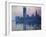 Sunset,The Houses of Parliament-Claude Monet-Framed Giclee Print