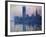 Sunset,The Houses of Parliament-Claude Monet-Framed Giclee Print