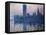 Sunset,The Houses of Parliament-Claude Monet-Framed Stretched Canvas