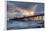 Sunset Through Oceanside Pier-Chris Moyer-Framed Photographic Print