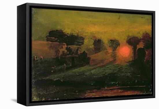 Sunset through Trees, c.1855-Francis Danby-Framed Stretched Canvas