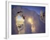 Sunset Thru the Snowghosts, Big Mountain, Whitefish, Montana, USA-Chuck Haney-Framed Photographic Print