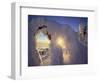 Sunset Thru the Snowghosts, Big Mountain, Whitefish, Montana, USA-Chuck Haney-Framed Photographic Print