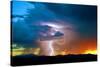 Sunset Thunderstorm-Douglas Taylor-Stretched Canvas