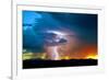 Sunset Thunderstorm-Douglas Taylor-Framed Photographic Print