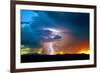 Sunset Thunderstorm-Douglas Taylor-Framed Photographic Print