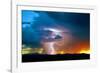 Sunset Thunderstorm-Douglas Taylor-Framed Photographic Print