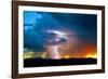 Sunset Thunderstorm-Douglas Taylor-Framed Photographic Print