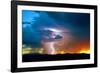 Sunset Thunderstorm-Douglas Taylor-Framed Photographic Print