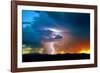 Sunset Thunderstorm-Douglas Taylor-Framed Photographic Print