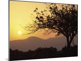 Sunset, Tilos, Dodecanese, Greek Islands, Greece, Europe-Ken Gillham-Mounted Photographic Print