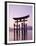 Sunset, Torii Gate, Itsukushima Shrine, Miyajima Island, Honshu, Japan-null-Framed Premium Photographic Print