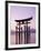 Sunset, Torii Gate, Itsukushima Shrine, Miyajima Island, Honshu, Japan-null-Framed Photographic Print