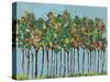 Sunset Trees III-Regina Moore-Stretched Canvas