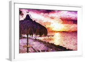 Sunset Trip II - In the Style of Oil Painting-Philippe Hugonnard-Framed Giclee Print