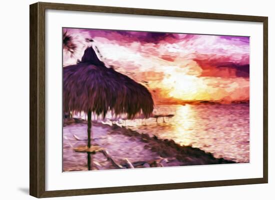 Sunset Trip II - In the Style of Oil Painting-Philippe Hugonnard-Framed Giclee Print