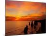 Sunset, Twelve Apostles, Port Campbell National Park, Great Ocean Road, Victoria, Australia-David Wall-Mounted Photographic Print