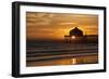 Sunset Under the Pier-George Johnson-Framed Photographic Print