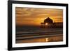 Sunset Under the Pier-George Johnson-Framed Photographic Print