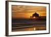 Sunset Under the Pier-George Johnson-Framed Photographic Print