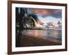 Sunset, Vacia Talega Beach, Puerto Rico-George Oze-Framed Photographic Print