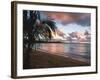 Sunset, Vacia Talega Beach, Puerto Rico-George Oze-Framed Photographic Print