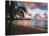 Sunset, Vacia Talega Beach, Puerto Rico-George Oze-Stretched Canvas