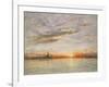 Sunset, Venice, 1902-Albert Goodwin-Framed Giclee Print