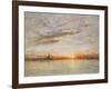 Sunset, Venice, 1902-Albert Goodwin-Framed Giclee Print